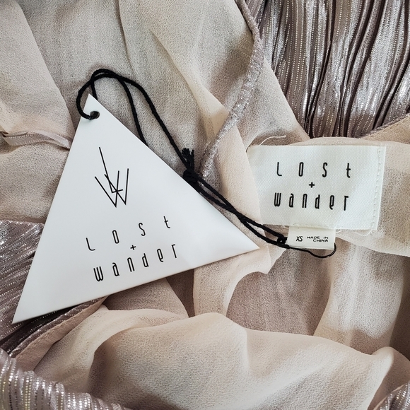 LOST+WANDER Rufle layer party Dress Size XS - Picture 12 of 12